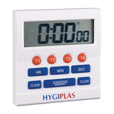Hygiplas CF916 Big Digit Timer - Food Equipment Warehouse
